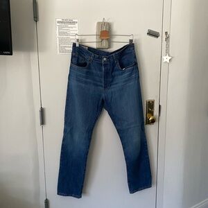 Levi's Women's 501 Straight Leg Jeans in Classic Blue